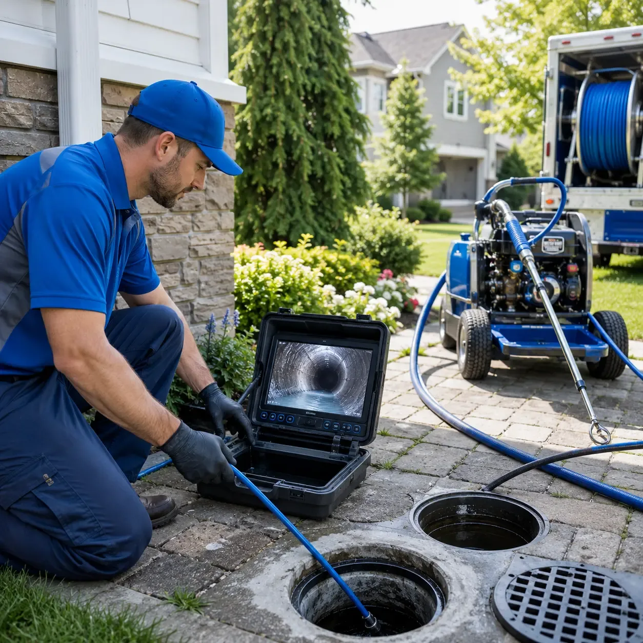 Outdoor drain cleaning professionals serving Montpelier, IN